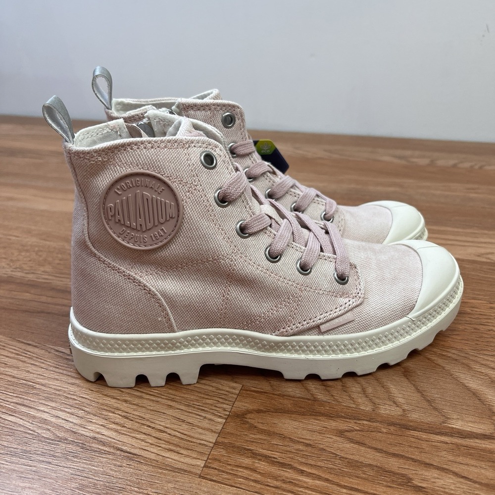 Palladium‎ Pampa Zip Desert Wash Hi Top Sneakers Rose Smoke Women's 5 NEW